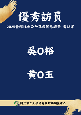 2025臺灣社會公平正義 電訪案圖片